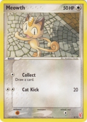 Meowth 4/12 Non-Holo Promo - Plusle Trainer Kit